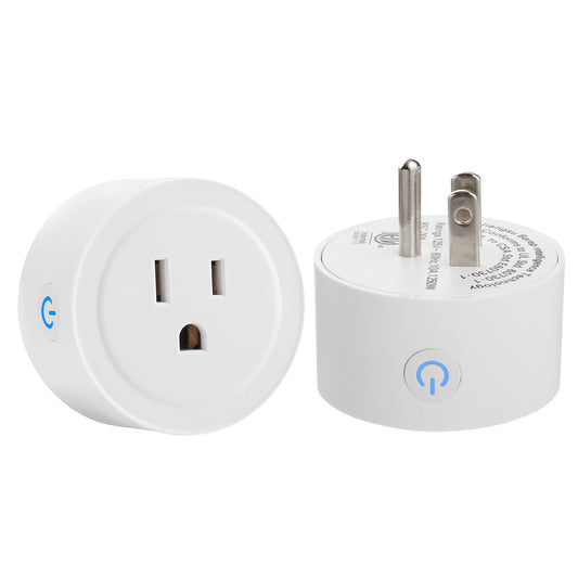 iGFCI Smart Plug Mini WiFi Outlet 125V 10A Compatible with Alexa&Google Home Remote Control with Timer Function Voice Control ETL FCC Listed 2.4G WiFi Only