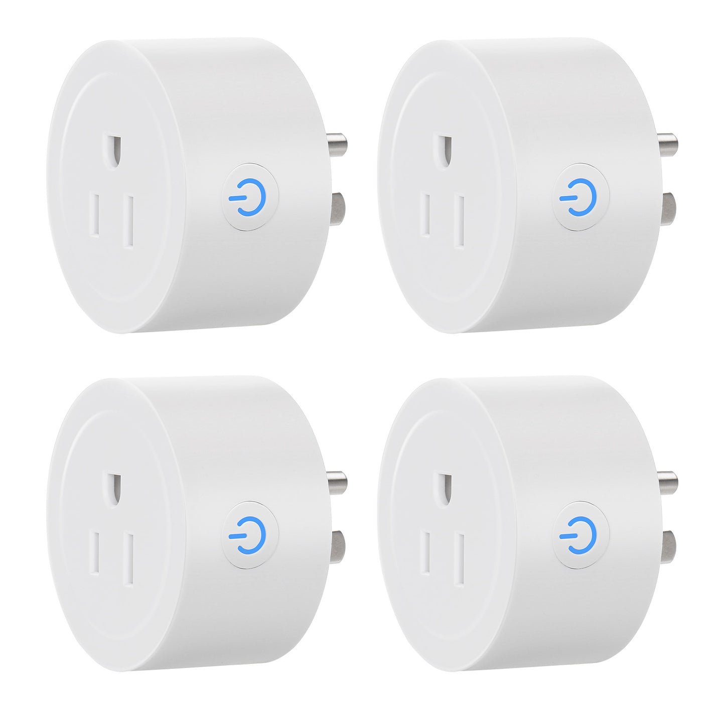 iGFCI Smart Plug Mini WiFi Outlet 125V 10A Compatible with Alexa&Google Home Remote Control with Timer Function Voice Control ETL FCC Listed 2.4G WiFi Only